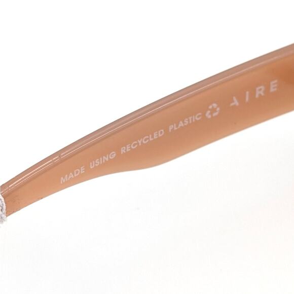 Aire Ceres Unisex Modern Rectangular Sunglasses Caramel Polarised M Size - Picture 6 of 8